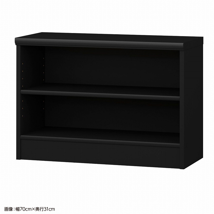 大洋 オーダーシェルフ ブラック NCオーダー5070 SR BK 幅700×奥行250×高さ490(mm) 1台（ご注文単位1台）【直送品】