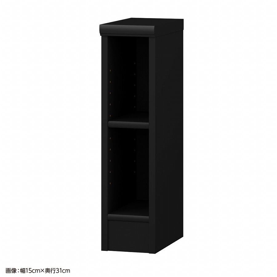 大洋 オーダーシェルフ ブラック NCオーダー6020 SR BK 幅200×奥行250×高さ600(mm) 1台(ご注文単位1台)【直送品】