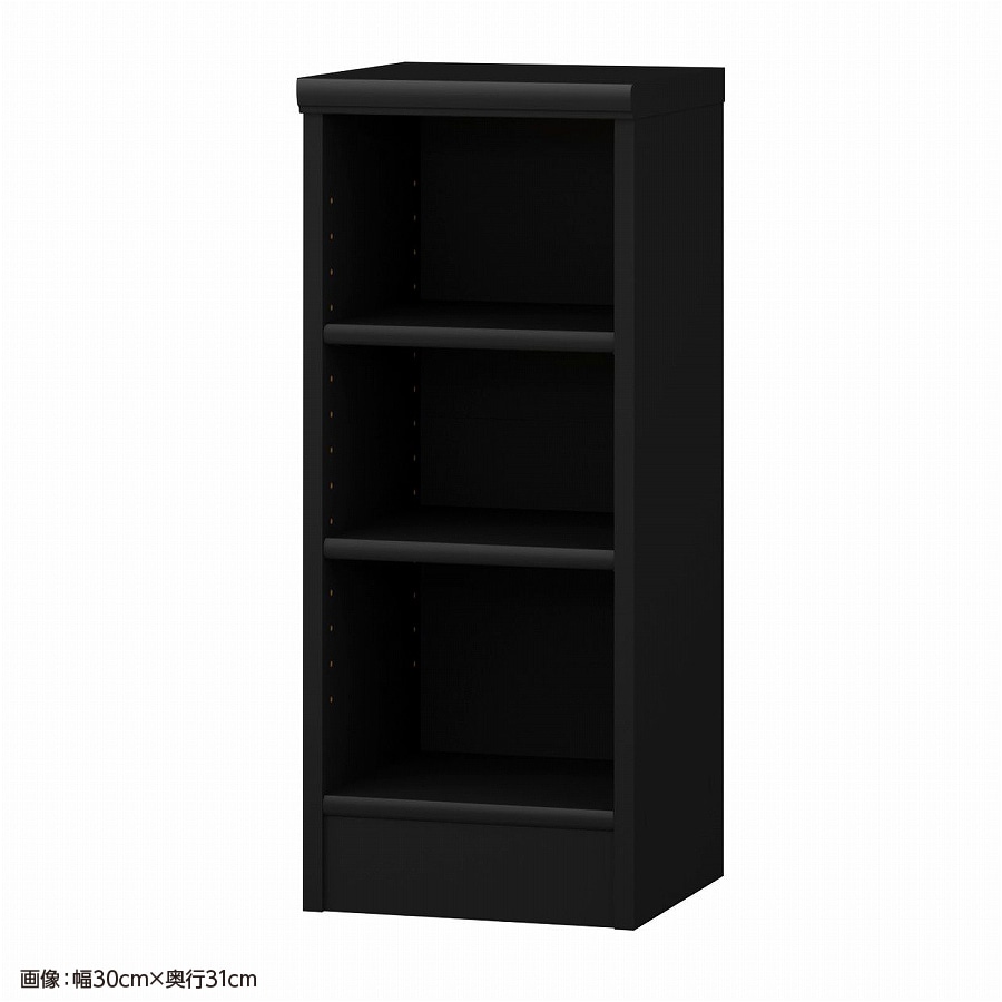 大洋 オーダーシェルフ ブラック NCオーダー7030 SR BK 幅300×奥行250×高さ700(mm) 1台(ご注文単位1台)【直送品】