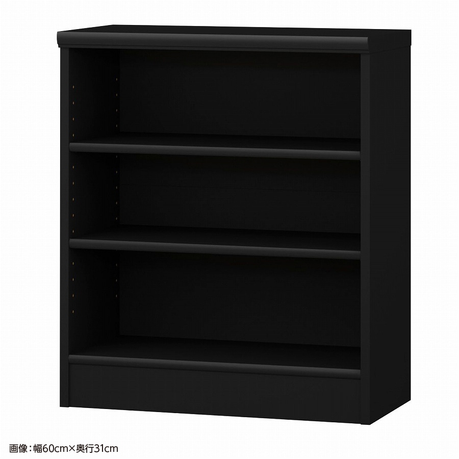 大洋 オーダーシェルフ ブラック NCオーダー7055 SR BK 幅550×奥行250×高さ700(mm) 1台(ご注文単位1台)【直送品】