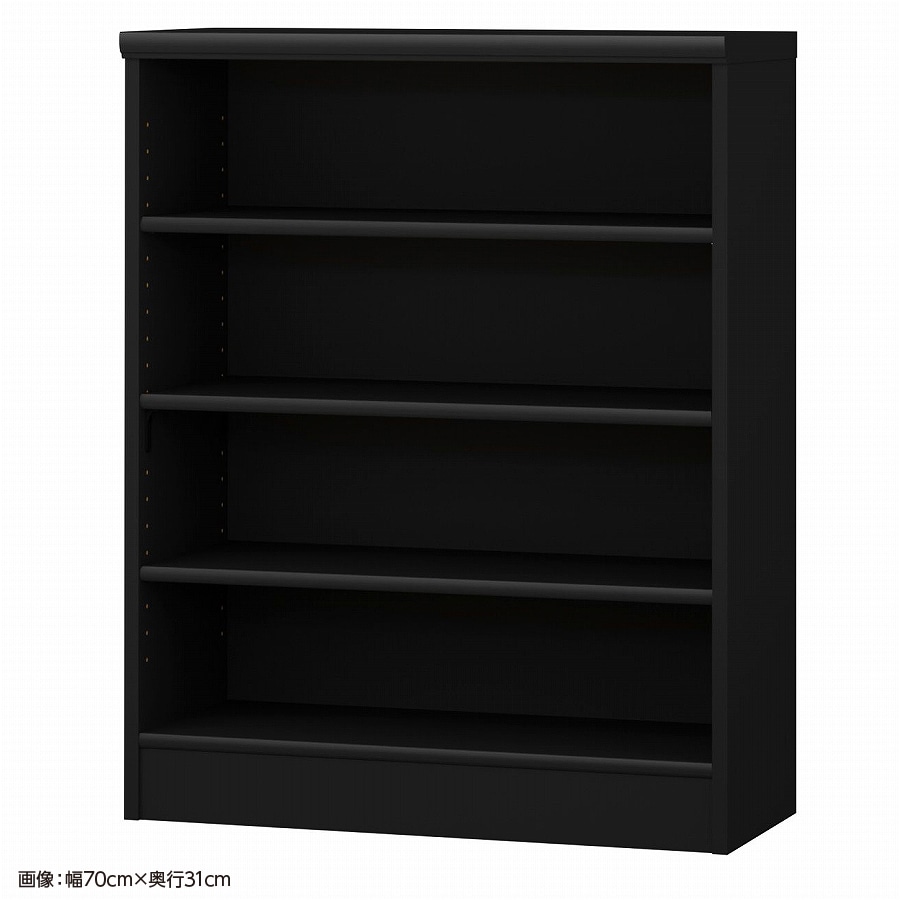 大洋 オーダーシェルフ ブラック NCオーダー9065 SR BK 幅650×奥行250×高さ881(mm) 1台(ご注文単位1台)【直送品】