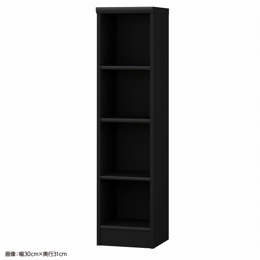 大洋 オーダーシェルフ ブラック NCオーダー1230 SR BK 幅300×奥行250×高さ1170(mm) 1台(ご注文単位1台)【直送品】