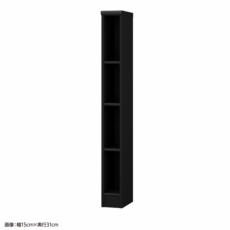 大洋 オーダーシェルフ ブラック NCオーダー1420 SR BK 幅200×奥行250×高さ1350(mm) 1台(ご注文単位1台)【直送品】