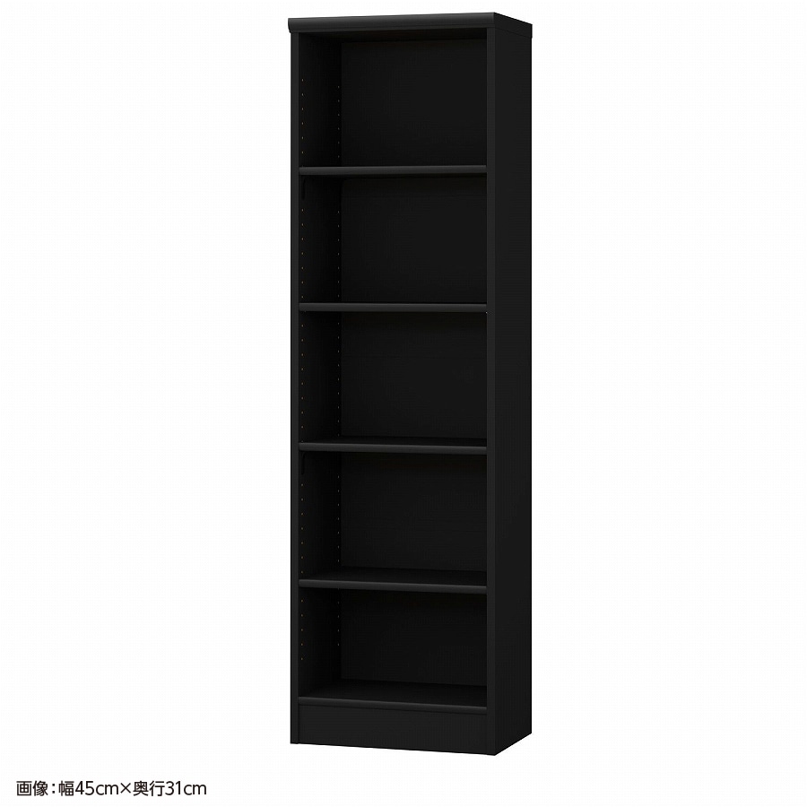 大洋 オーダーシェルフ ブラック NCオーダー1545 SR BK 幅450×奥行250×高さ1499(mm) 1台（ご注文単位1台）【直送品】