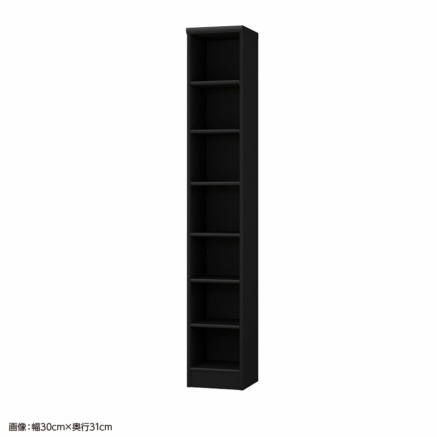 >大洋 オーダーシェルフ ブラック NCオーダー1825 SR BK 幅250×奥行250×高さ1780(mm) 1台(ご注文単位1台)【直送品】
