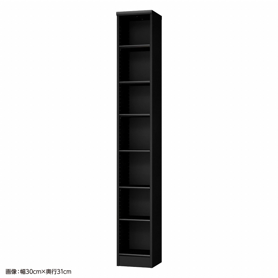 大洋 オーダーシェルフ ブラック NCオーダー2030 SR BK 幅300×奥行250×高さ2000(mm) 1台(ご注文単位1台)【直送品】