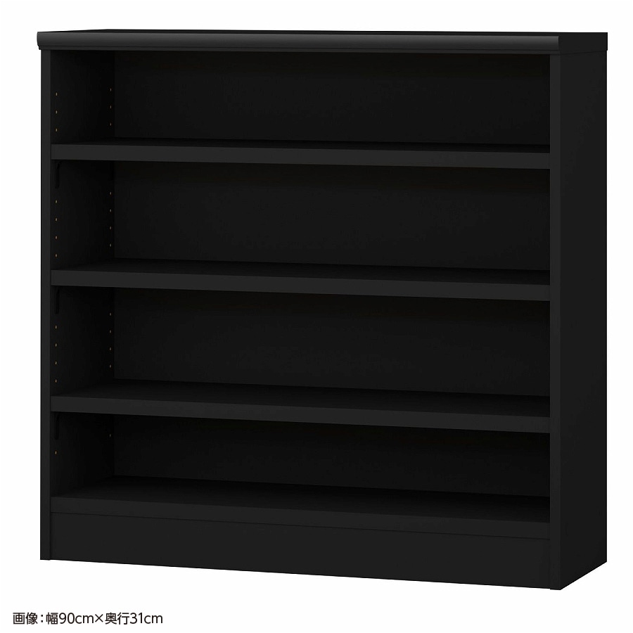 大洋 オーダーシェルフ ブラック NCオーダータフ9085 SR BK 幅850×奥行250×高さ881(mm) 1台（ご注文単位1台）【直送品】