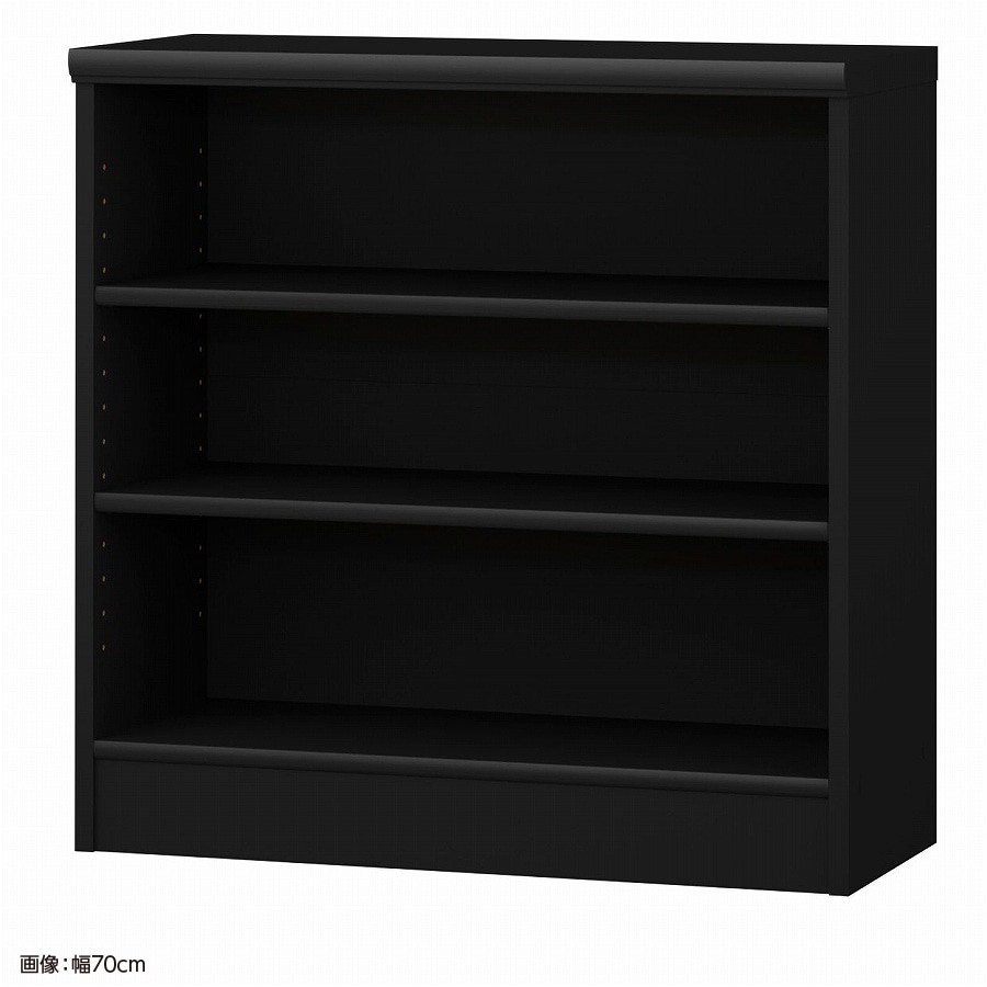 大洋 オーダーシェルフ ブラック NCオーダー7070 R BK 幅700×奥行310×高さ700(mm) 1台（ご注文単位1台）【直送品】
