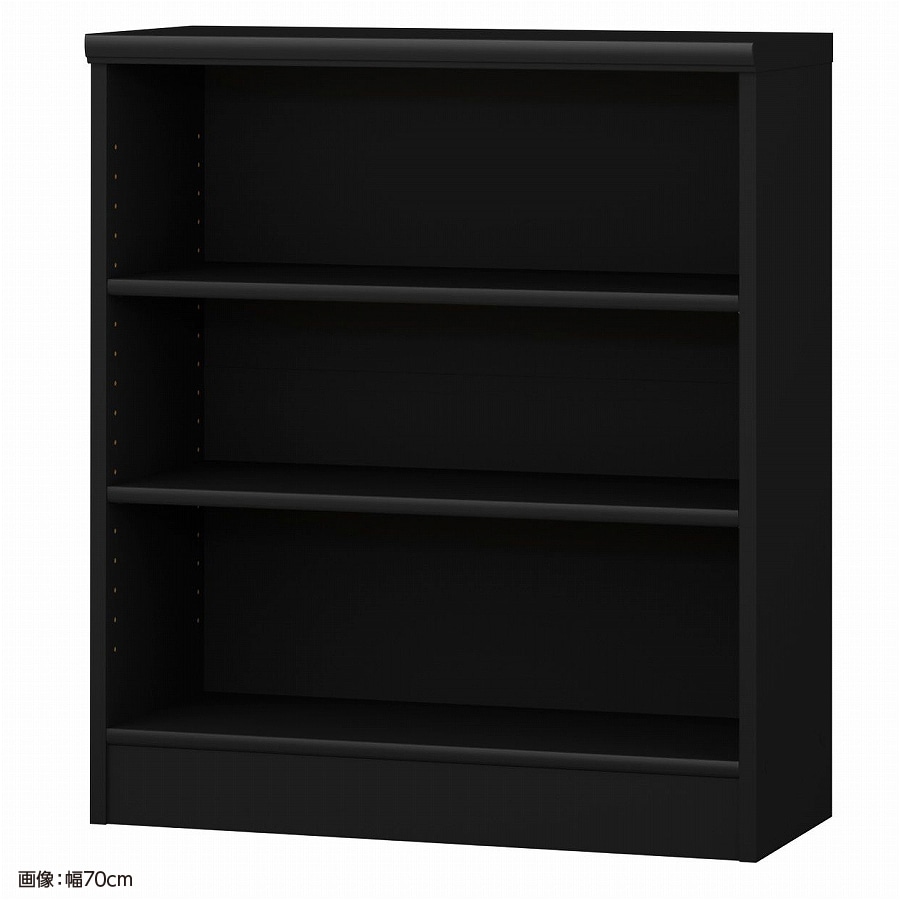 大洋 オーダーシェルフ ブラック NCオーダー8070 R BK 幅700×奥行310×高さ800(mm) 1台（ご注文単位1台）【直送品】
