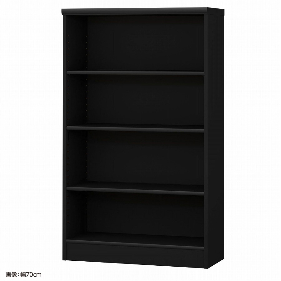 大洋 オーダーシェルフ ブラック NCオーダー1270 R BK 幅700×奥行310×高さ1170(mm) 1台（ご注文単位1台）【直送品】