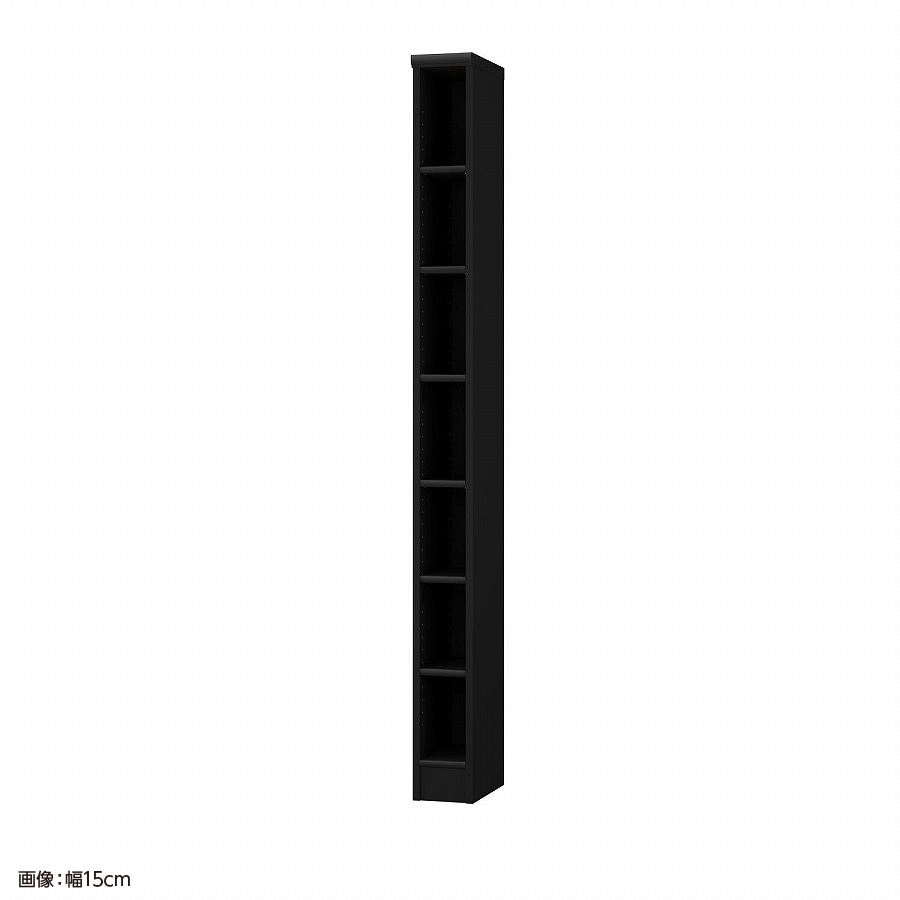 >大洋 オーダーシェルフ ブラック NCオーダー1820 R BK 幅200×奥行310×高さ1780(mm) 1台(ご注文単位1台)【直送品】