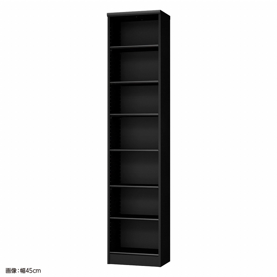 大洋 オーダーシェルフ ブラック NCオーダー2045 R BK 幅450×奥行310×高さ2000(mm) 1台（ご注文単位1台）【直送品】