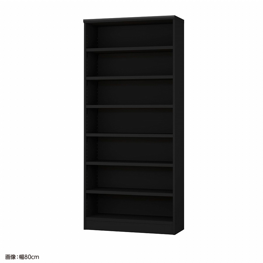 >大洋 オーダーシェルフ ブラック NCオーダータフ1880 R BK 幅800×奥行310×高さ1780(mm) 1台（ご注文単位1台）【直送品】