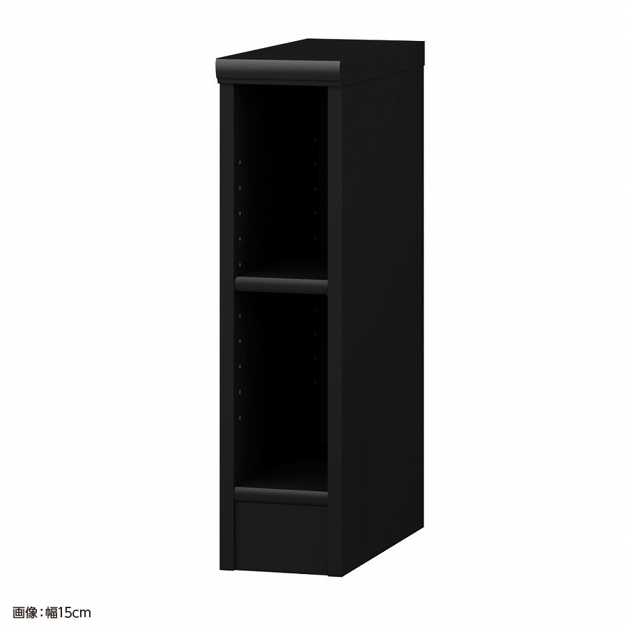 大洋 オーダーシェルフ ブラック NCオーダー6015 MD BK 幅150×奥行400×高さ600(mm) 1台（ご注文単位1台）【直送品】