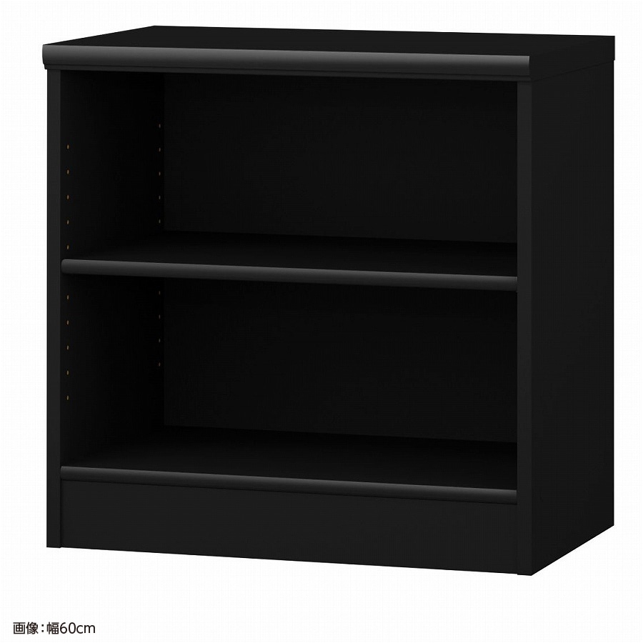 >大洋 オーダーシェルフ ブラック NCオーダー6055 MD BK 幅550×奥行400×高さ600(mm) 1台(ご注文単位1台)【直送品】