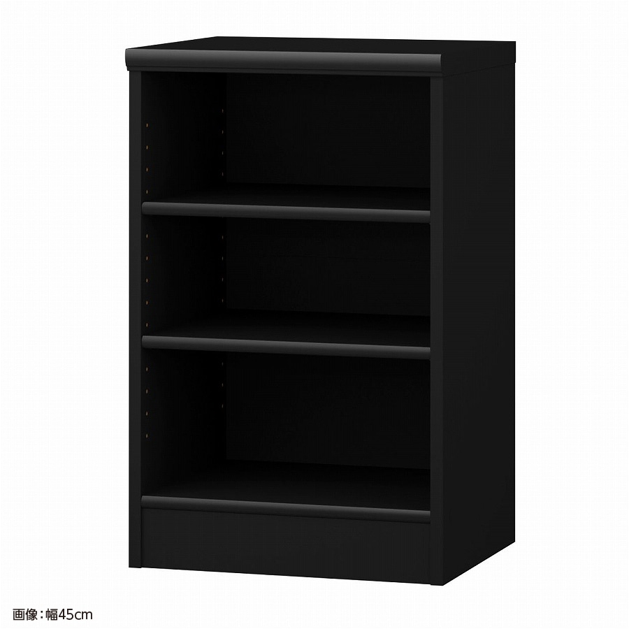 >大洋 オーダーシェルフ ブラック NCオーダー7045 MD BK 幅450×奥行400×高さ700(mm) 1台(ご注文単位1台)【直送品】
