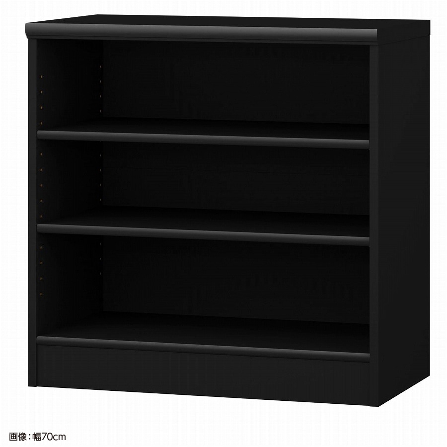 大洋 オーダーシェルフ ブラック NCオーダー7065 MD BK 幅650×奥行400×高さ700(mm) 1台(ご注文単位1台)【直送品】