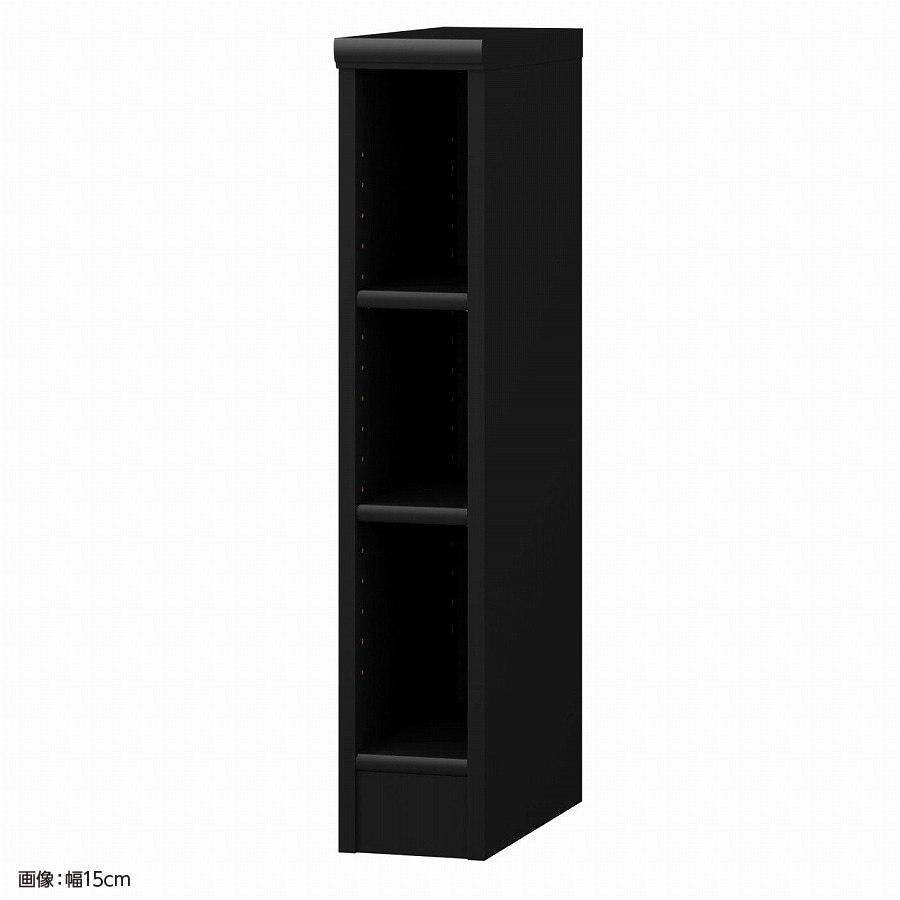 大洋 オーダーシェルフ ブラック NCオーダー8015 MD BK 幅150×奥行400×高さ800(mm) 1台(ご注文単位1台)【直送品】