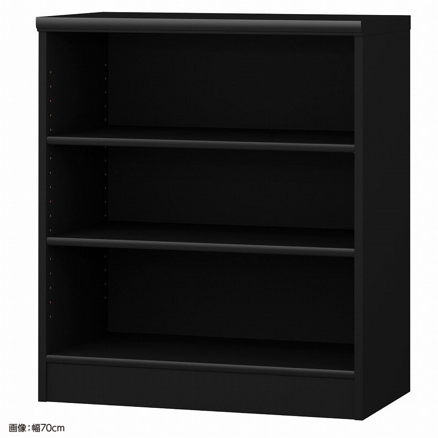 大洋 オーダーシェルフ ブラック NCオーダー8065 MD BK 幅650×奥行400×高さ800(mm) 1台（ご注文単位1台）【直送品】