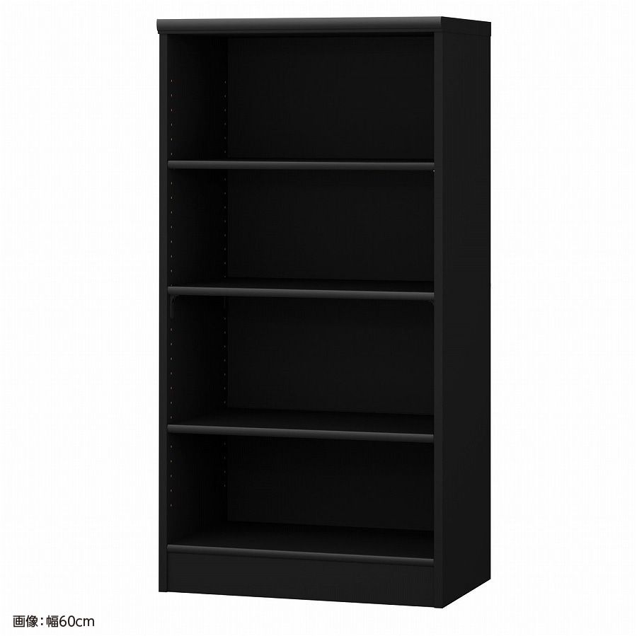 大洋 オーダーシェルフ ブラック NCオーダー1255 MD BK 幅550×奥行400×高さ1170(mm) 1台(ご注文単位1台)【直送品】