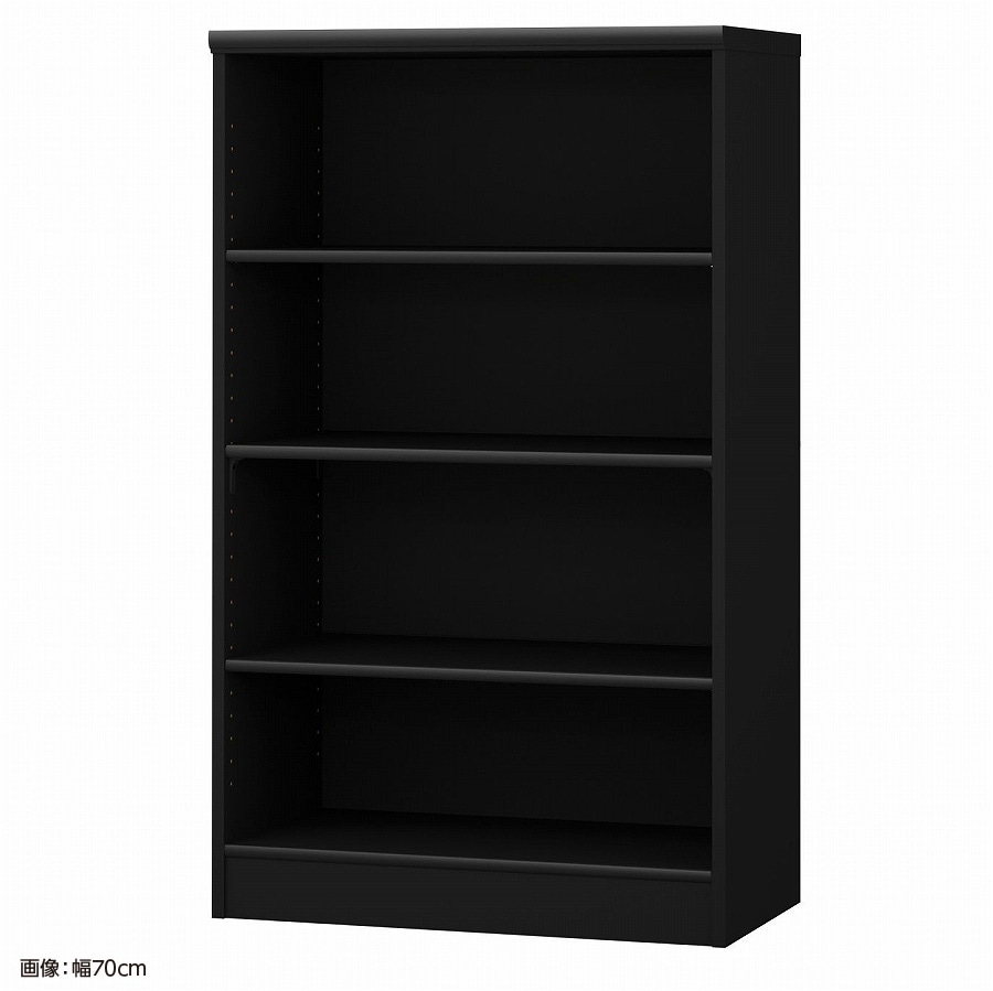 大洋 オーダーシェルフ ブラック NCオーダー1265 MD BK 幅650×奥行400×高さ1170(mm) 1台(ご注文単位1台)【直送品】