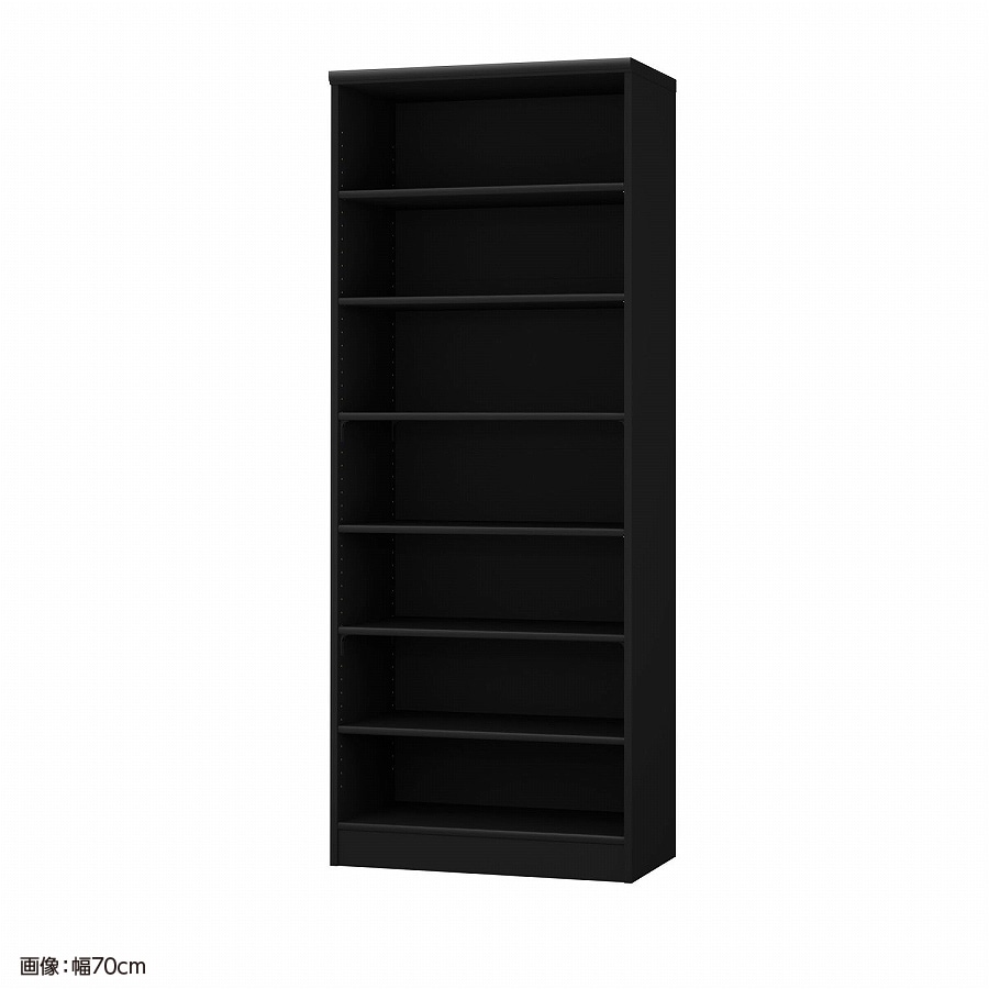 大洋 オーダーシェルフ ブラック NCオーダー1865 MD BK 幅650×奥行400×高さ1780(mm) 1台（ご注文単位1台）【直送品】