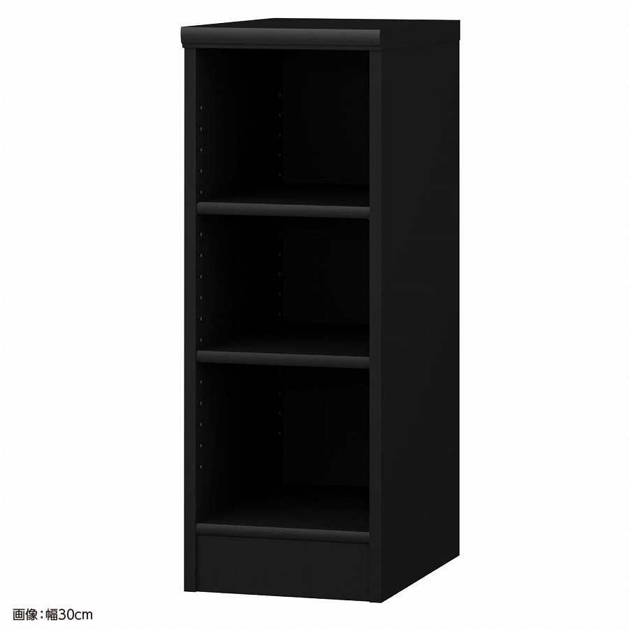 大洋 オーダーシェルフ ブラック NCオーダー8025 D BK 幅250×奥行460×高さ800(mm) 1台（ご注文単位1台）【直送品】