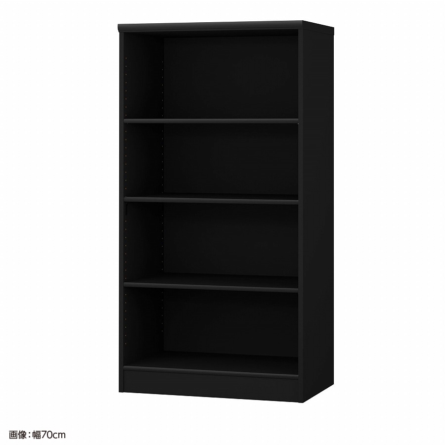 大洋 オーダーシェルフ ブラック NCオーダー1465 D BK 幅650×奥行460×高さ1350(mm) 1台（ご注文単位1台）【直送品】