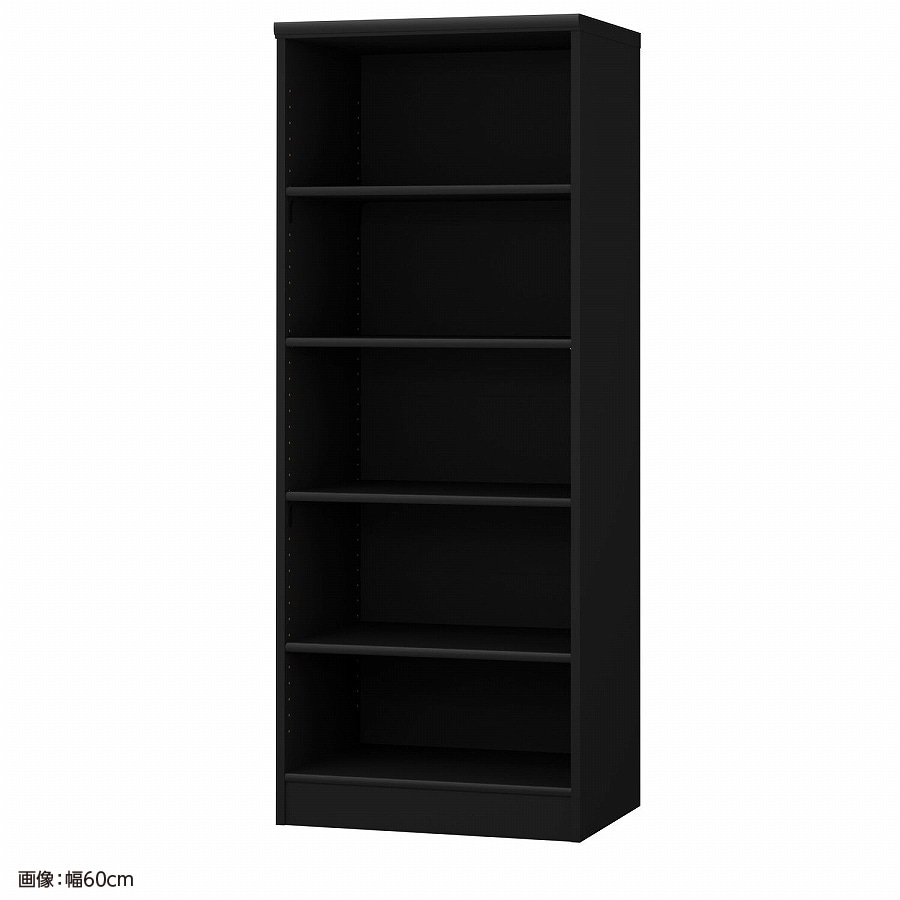 大洋 オーダーシェルフ ブラック NCオーダー1555 D BK 幅550×奥行460×高さ1499(mm) 1台（ご注文単位1台）【直送品】