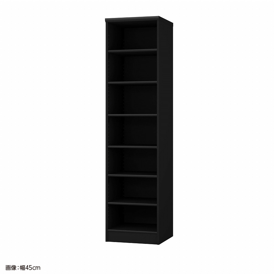 大洋 オーダーシェルフ ブラック NCオーダー1850 D BK 幅500×奥行460×高さ1780(mm) 1台（ご注文単位1台）【直送品】