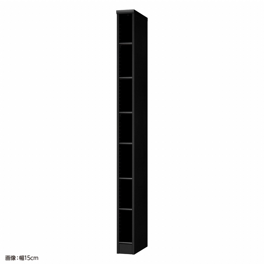 大洋 オーダーシェルフ ブラック NCオーダー2015 D BK 幅150×奥行460×高さ2000(mm) 1台(ご注文単位1台)【直送品】