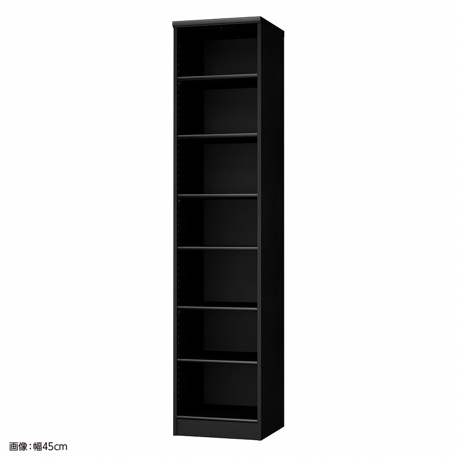 大洋 オーダーシェルフ ブラック NCオーダー2045 D BK 幅450×奥行460×高さ2000(mm) 1台（ご注文単位1台）【直送品】