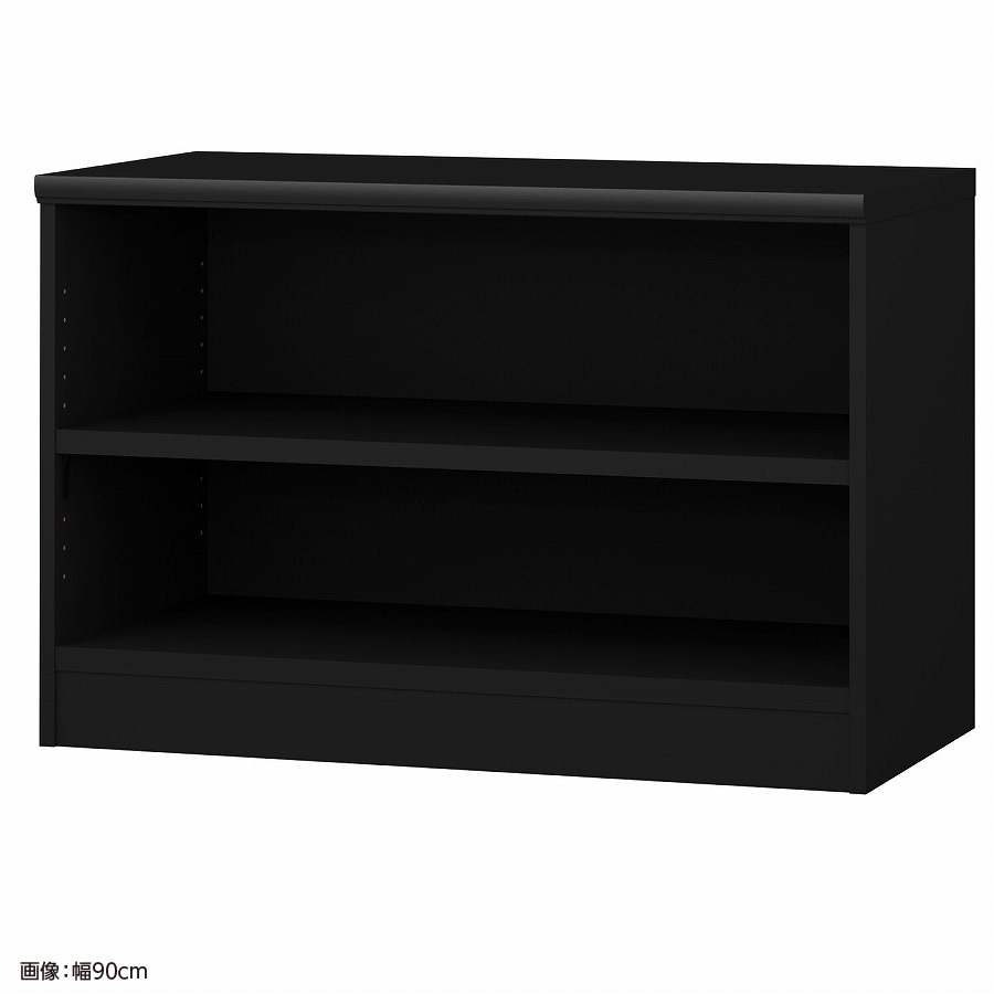 >大洋 オーダーシェルフ ブラック NCオーダータフ6085 D BK 幅850×奥行460×高さ600(mm) 1台(ご注文単位1台)【直送品】