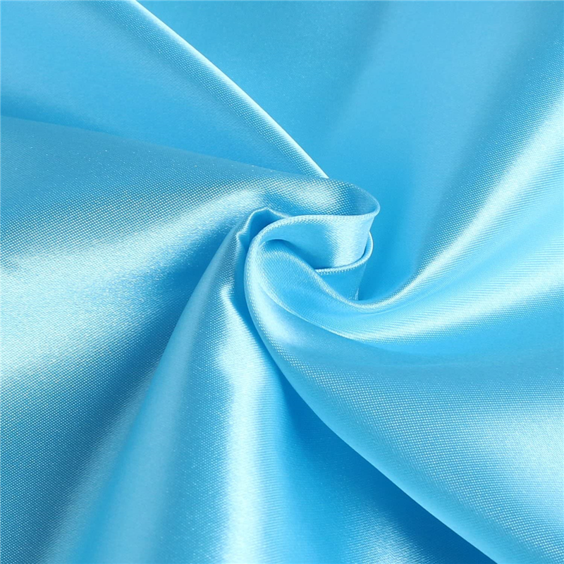 東レ ラルサテン 生地 巾92cm×10m切売カット水色 A8000-102-10M ポリエステル全35色 1枚（ご注文単位1枚）【直送品】