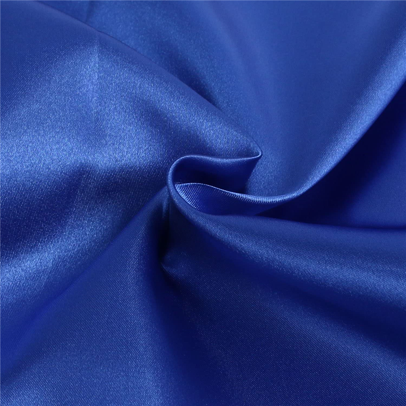 東レ ラルサテン 生地 巾92cm×2m切売カット青 A8000-115-2M ポリエステル全35色 1枚（ご注文単位1枚）【直送品】