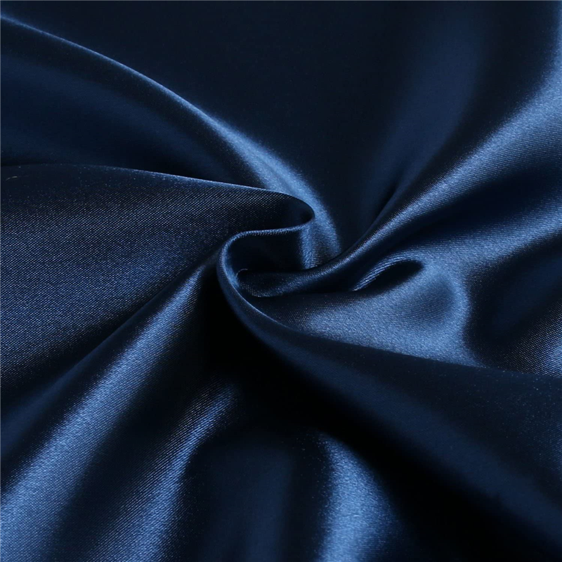 東レ ラルサテン 生地 巾92cm×10m切売カット紺 A8000-118-10M ポリエステル全35色 1枚（ご注文単位1枚）【直送品】