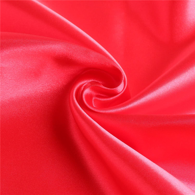 東レ ラルサテン 生地 巾92cm×5m切売カット 朱赤 A8000-16-5M 1枚（ご注文単位1枚）【直送品】