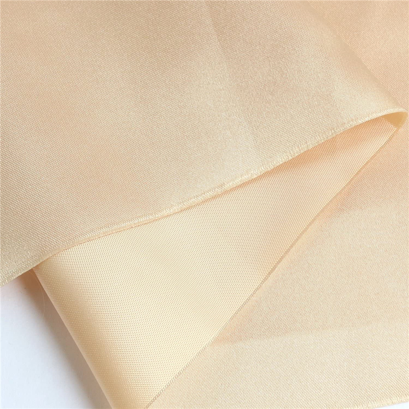 東レ ラルサテン 生地 巾92cm×10m切売カットライトブラウン A8000-67-10M ポリエステル全35色 1枚（ご注文単位1枚）【直送品】