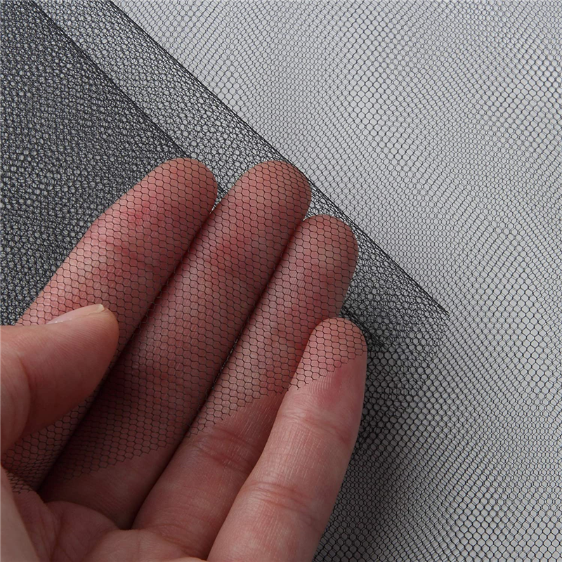 コスモテキスタイル ソフトチュール生地 巾115cm×(半折)9m切売カット 黒 AD1820-10-9M ナイロン100% 1枚（ご注文単位1枚）【直送品】