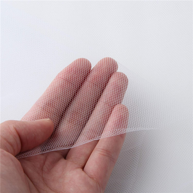 コスモテキスタイル ソフトチュール生地 巾115cm×(半折)6m切売カット 白 AD1820-1-6M ナイロン100% 1枚（ご注文単位1枚）【直送品】