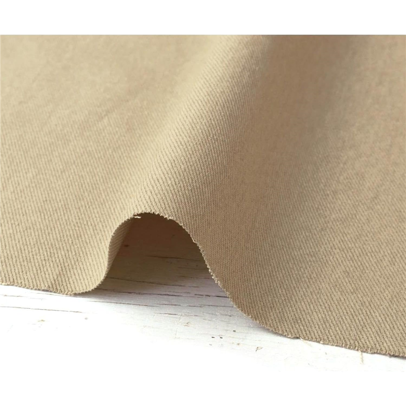 コスモテキスタイル デニムライクツイル生地 巾110cm×3m切売カット ベージュ AD26000-5-3M 1枚（ご注文単位1枚）【直送品】