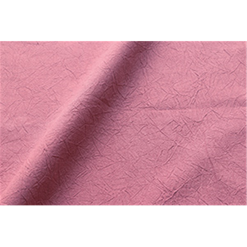 コスモテキスタイル シーチングハンドワッシャー 無地 シワ加工 オールドローズ 巾約110cm×7m切売カット AD2678-137-7M 1枚（ご注文単位1枚）【直送品】