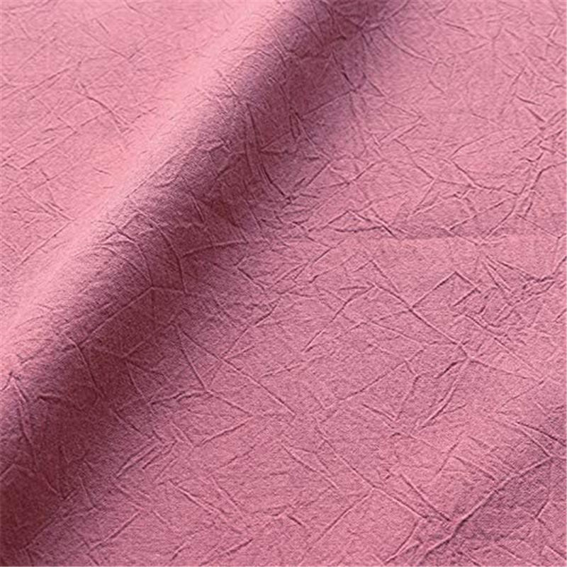 コスモテキスタイル シーチングハンドワッシャー 無地 シワ加工 オールドローズ 巾約110cm×8m切売カット AD2678-137-8M 1枚（ご注文単位1枚）【直送品】