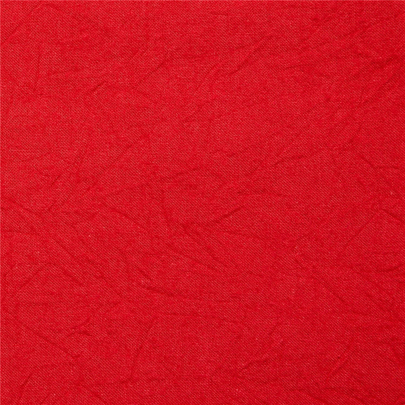 コスモテキスタイル シーチングハンドワッシャー 無地 シワ加工 レッド 巾約110cm×8m切売カット AD2678-149-8M 1枚（ご注文単位1枚）【直送品】