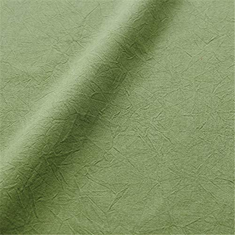 コスモテキスタイル シーチングハンドワッシャー 無地 シワ加工 グラスグリーン 巾約110cm×8m切売カット AD2678-152-8M 1枚（ご注文単位1枚）【直送品】