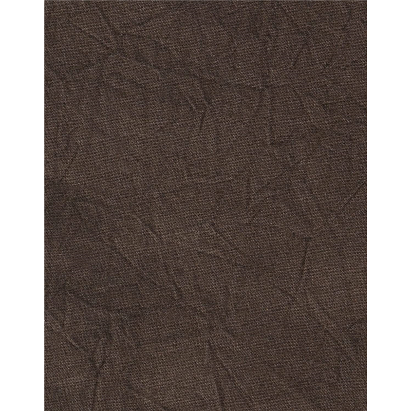 コスモテキスタイル シーチングハンドワッシャー 無地 シワ加工 チョコレート 巾約110cm×2m切売カット AD2678-217-2M 1枚（ご注文単位1枚）【直送品】