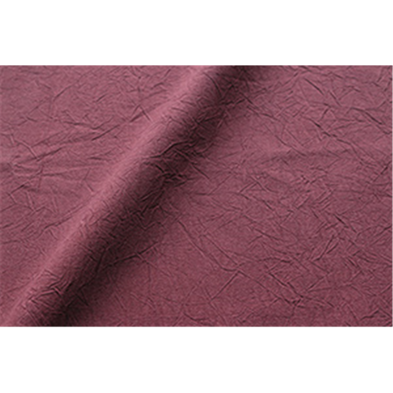 コスモテキスタイル シーチングハンドワッシャー 無地 シワ加工 ボルドー 巾約110cm×8m切売カット AD2678-247-8M 1枚（ご注文単位1枚）【直送品】