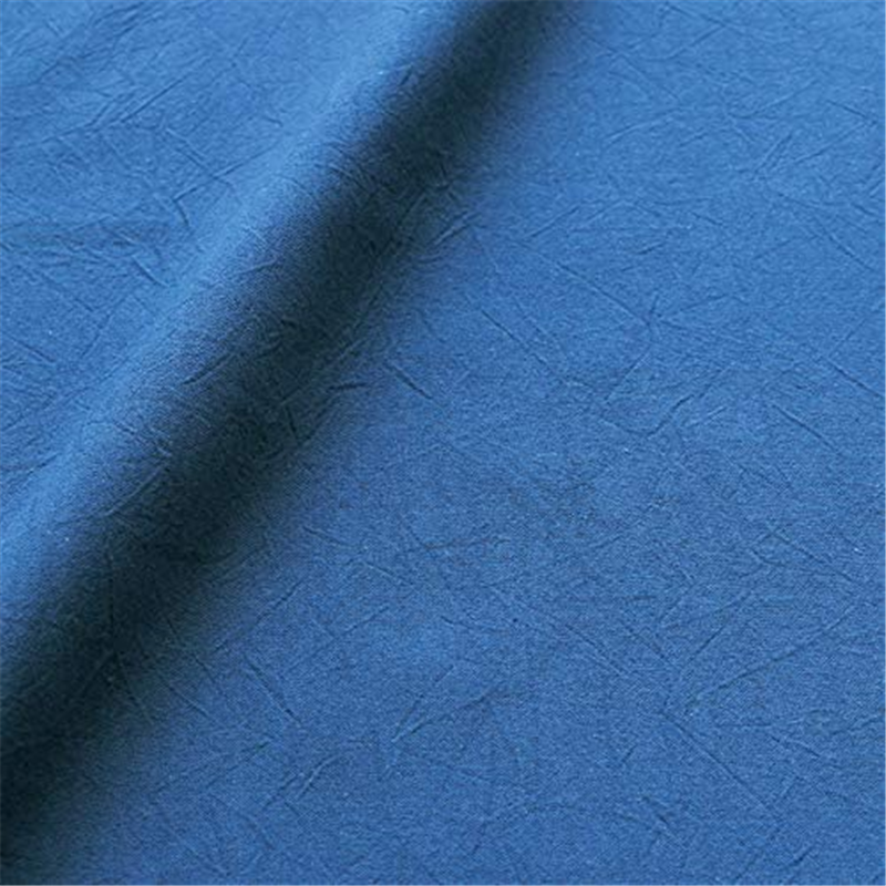 コスモテキスタイル シーチングハンドワッシャー 無地 シワ加工 オリエンタルブルー 巾約110cm×8m切売カット AD2678-264-8M 1枚（ご注文単位1枚）【直送品】