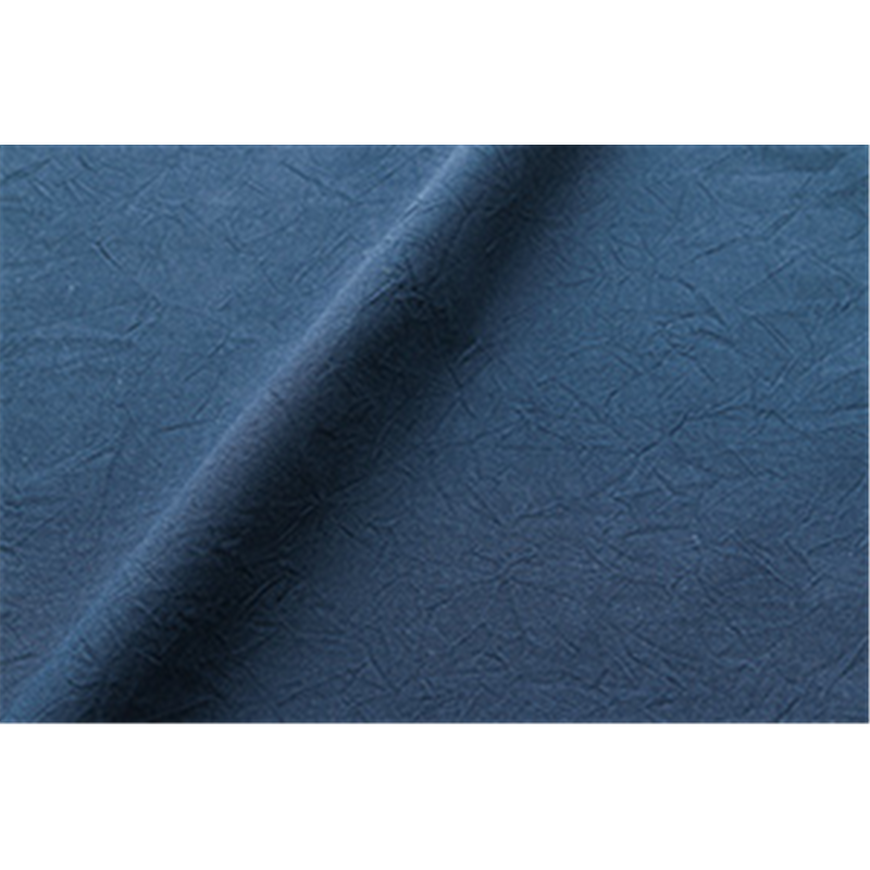 コスモテキスタイル シーチングハンドワッシャー 無地 シワ加工 ネイビー 巾約110cm×2m切売カット AD2678-266-2M 1枚(ご注文単位1枚)【直送品】