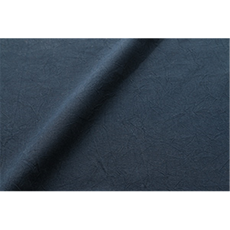 コスモテキスタイル シーチングハンドワッシャー 無地 シワ加工 インディゴ 巾約110cm×5m切売カット AD2678-267-5M 1枚（ご注文単位1枚）【直送品】